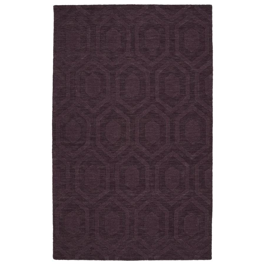 Kaleen Imprints Modern 4 X 6 Purple Indoor Trellis Moroccan Handcrafted Area Rug In The Rugs Department At Lowes Com