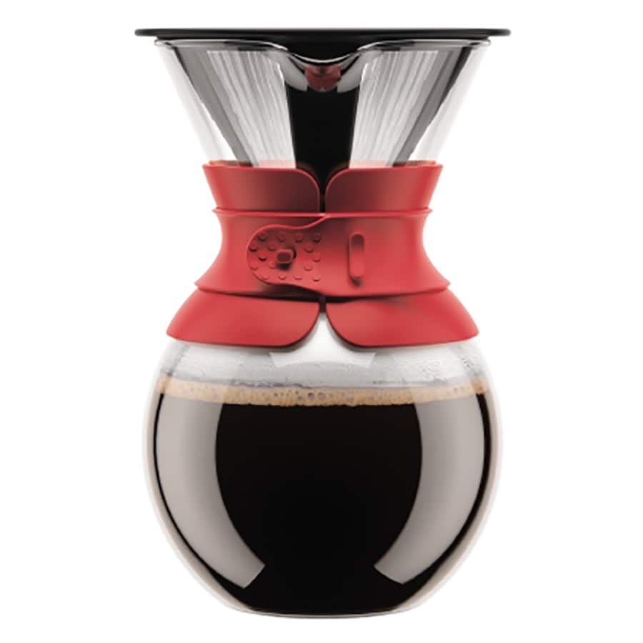 Shop BODUM 4-Cup Red Coffee Maker at Lowes.com