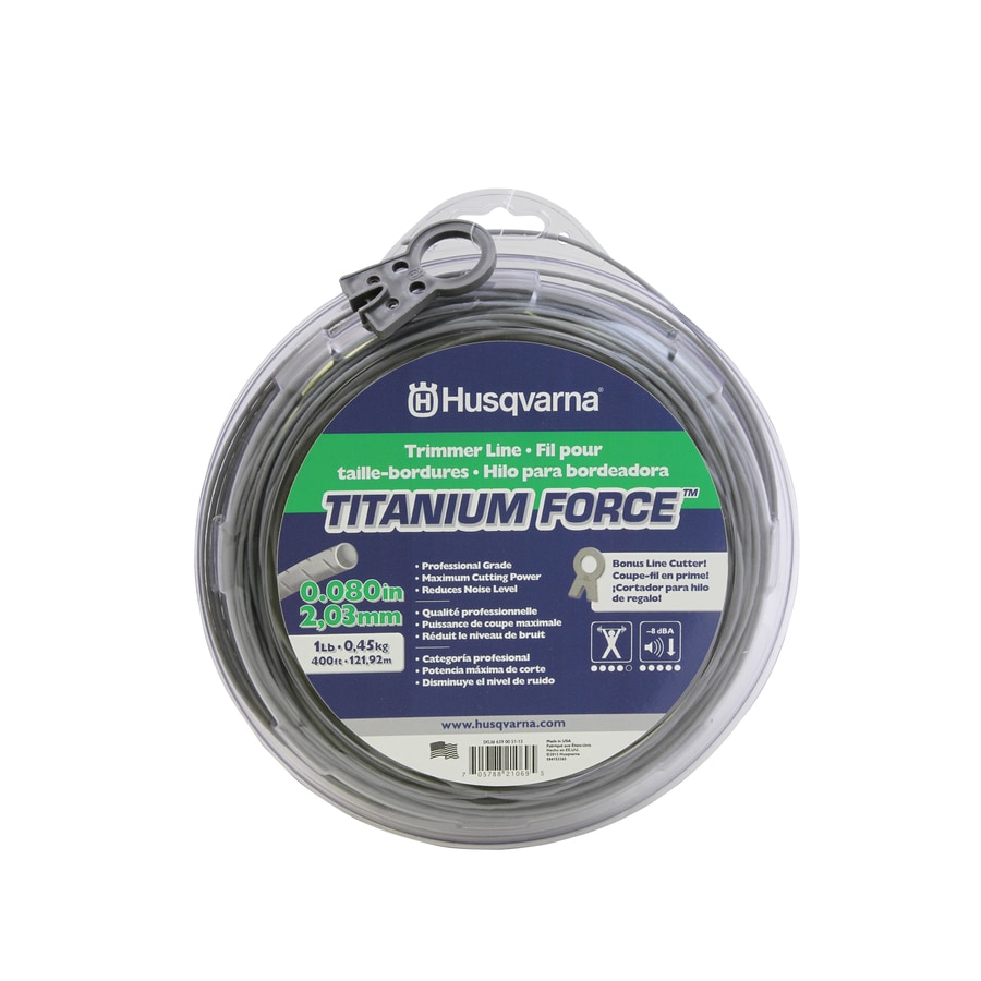 husqvarna titanium force string trimmer lines