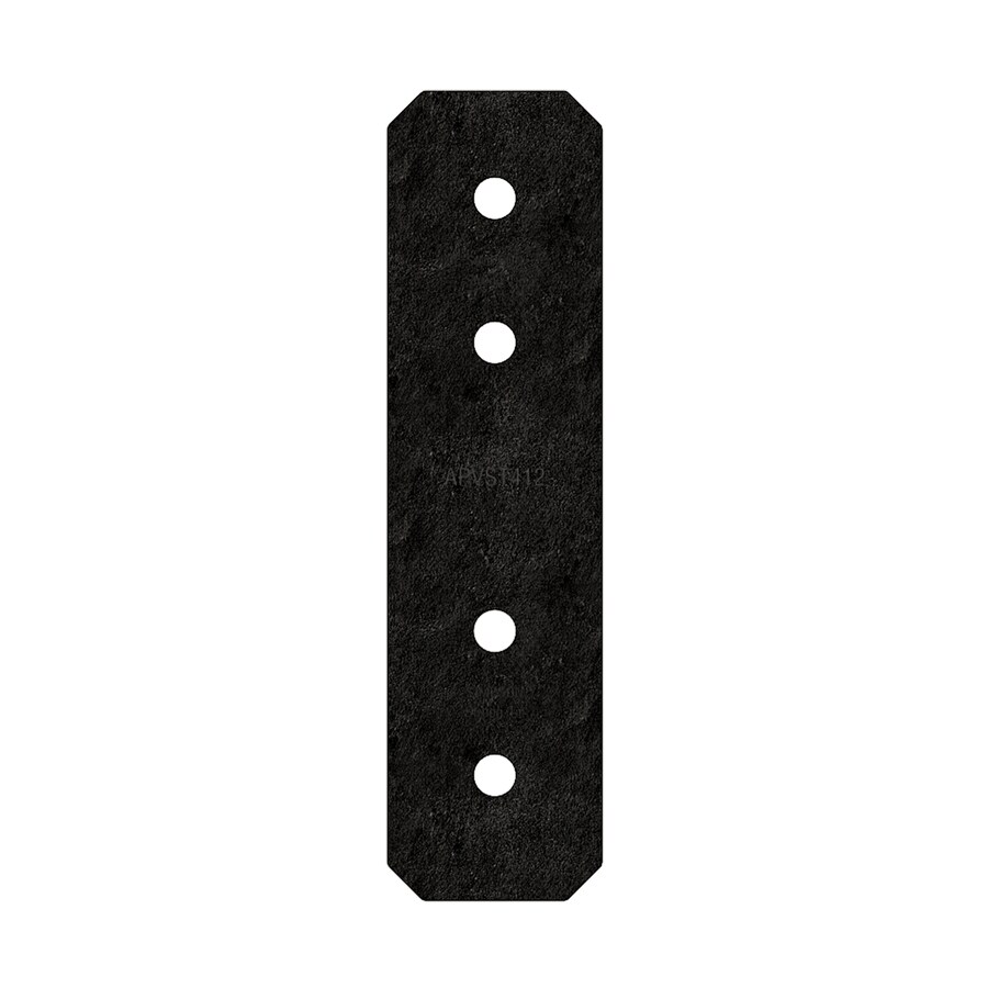 12-Case Simpson Strong Tie Simpson Outdoor Accents APA4-12 4X ZMAX Galvanized/ Steel Black Powder-Coat 90/° Angle