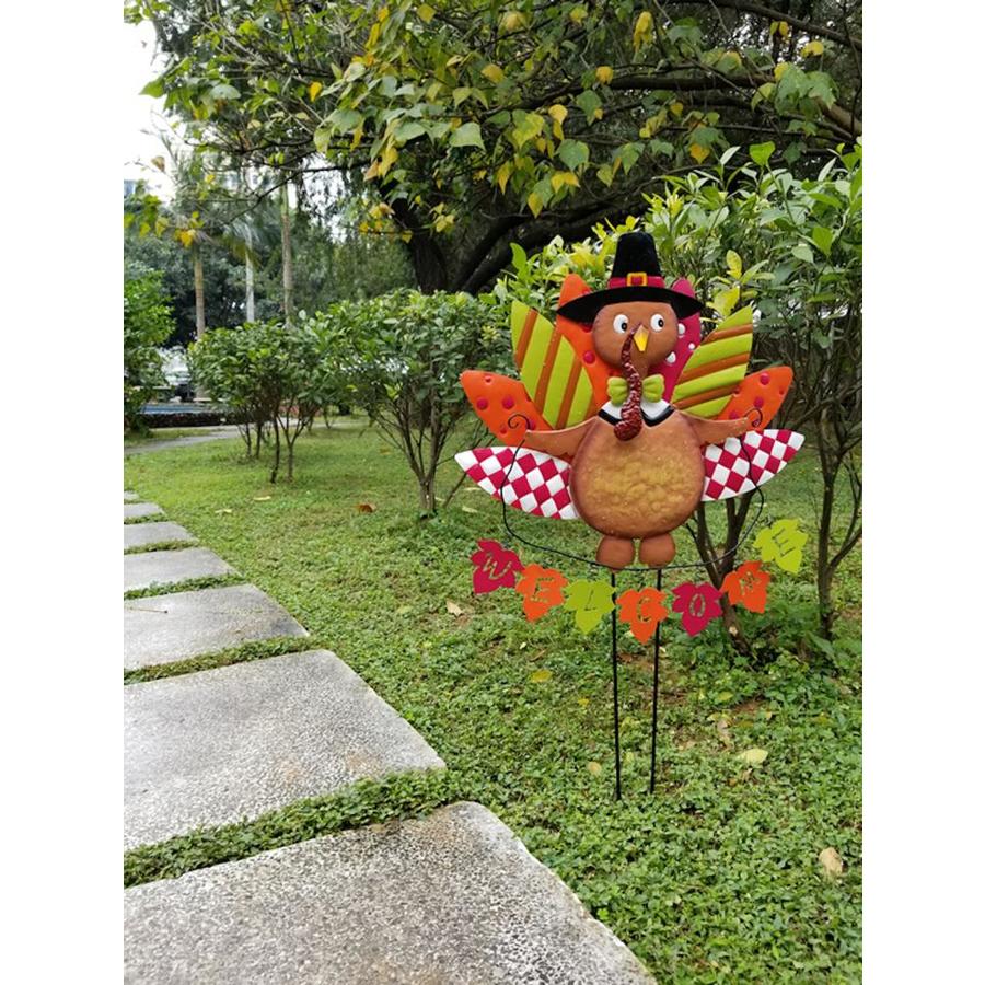 Holiday Living 36-in Metal Welcome Turkey in the Outdoor Fall Decorations department at Lowes.com