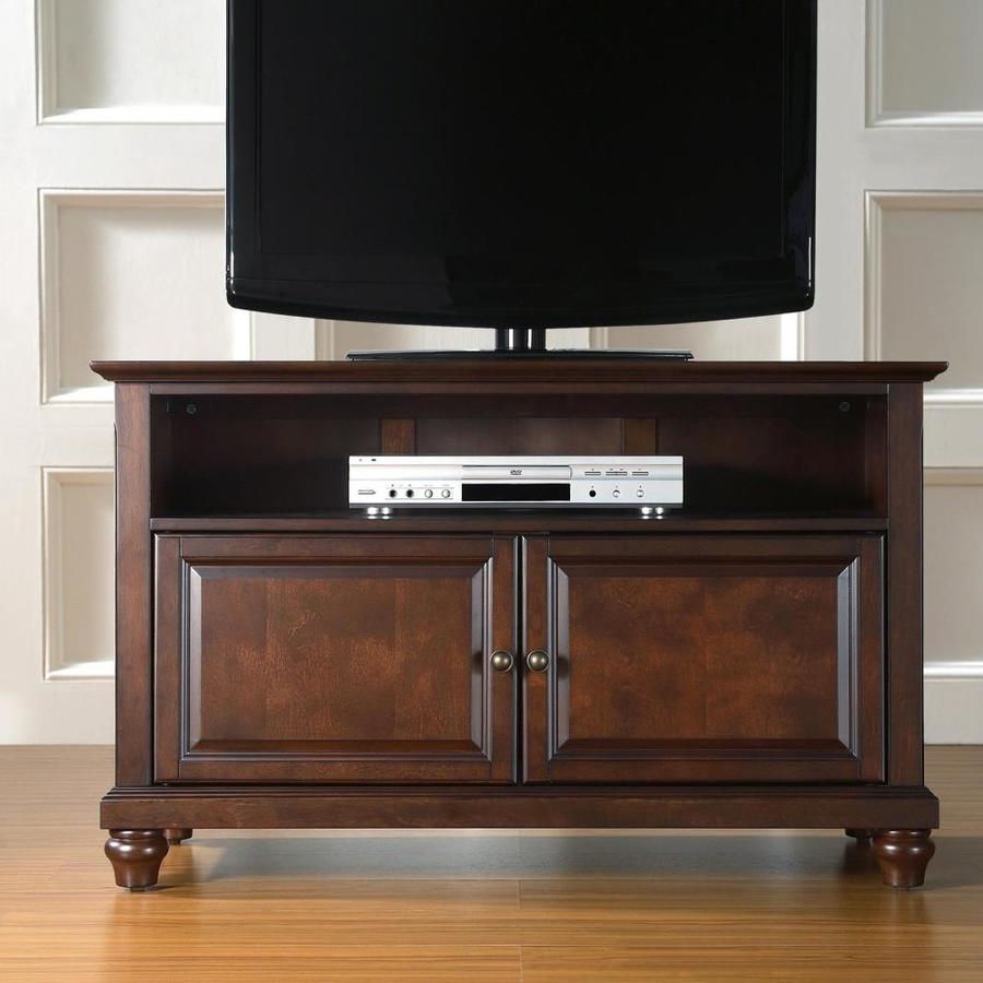 Crosley Furniture Cambridge Vintage Mahogany Tv Cabinet In The Tv Stands Department At Lowes Com