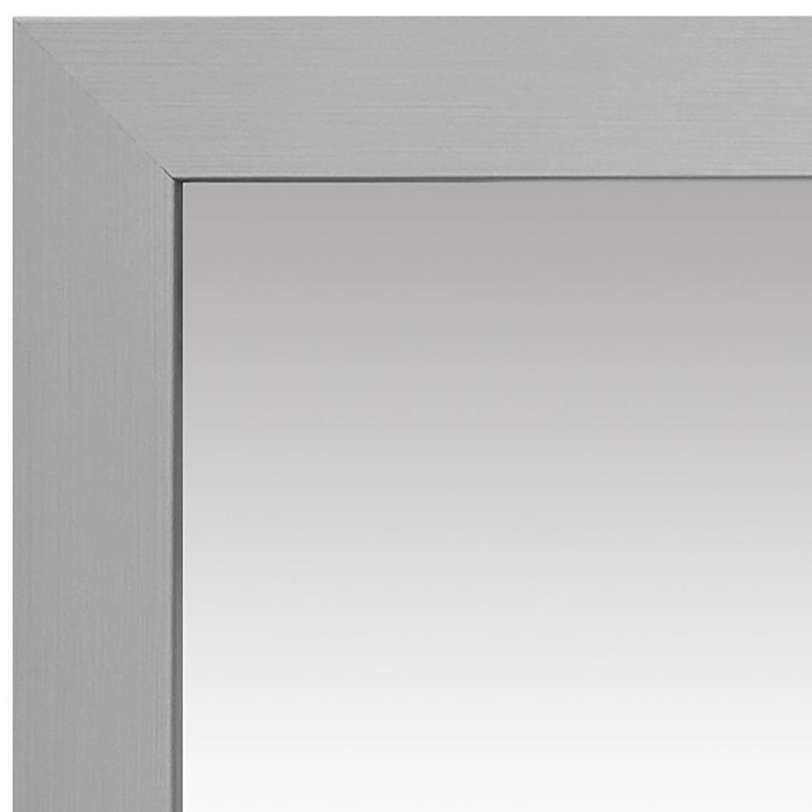 Gardner Glass Products 48in W x 42in H Satin Nickel MDF Modern