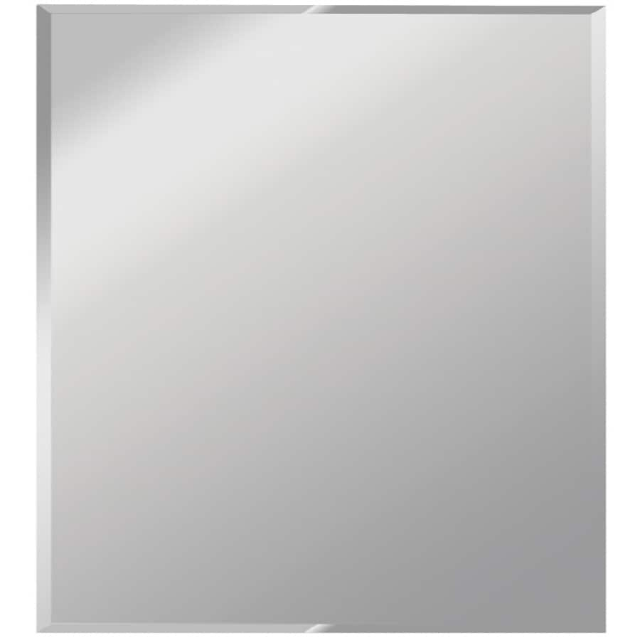 Shop Dreamwalls 36in x 36in Silver Beveled Square Frameless Traditional Wall Mirror at