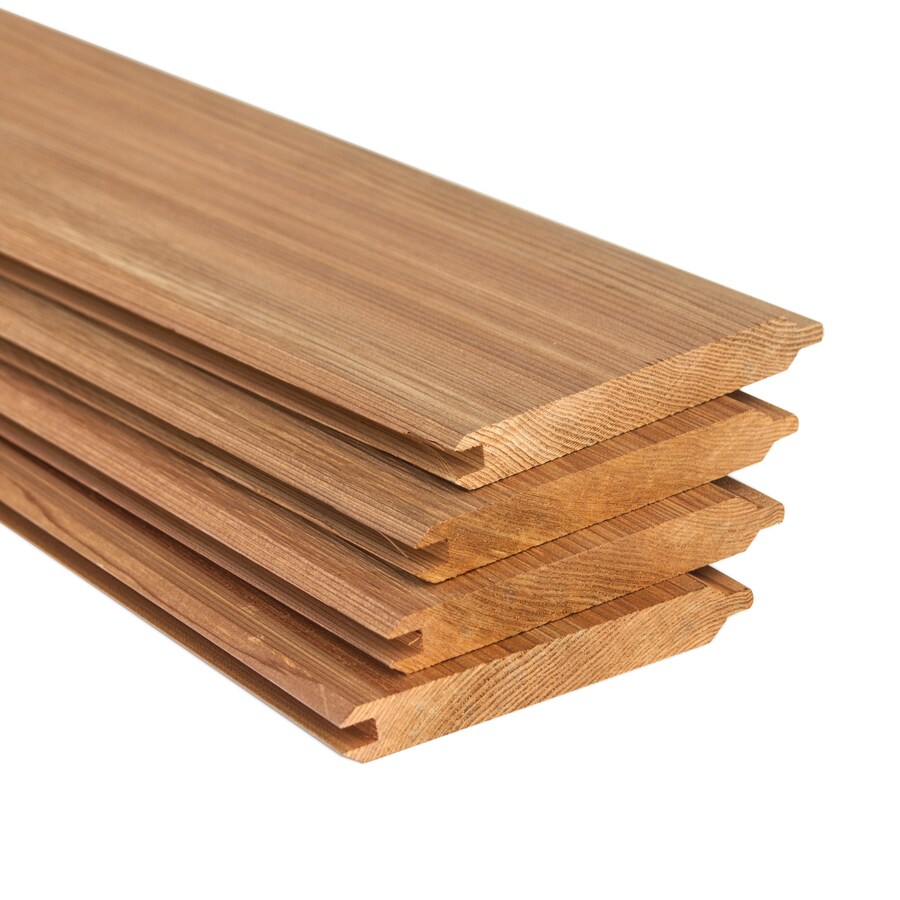 1 In X 6 In X 12 Ft Tongue And Groove Cedar Board At