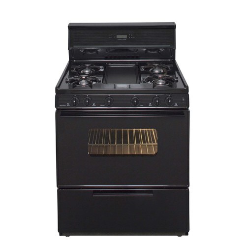 Premier 5 Burner Freestanding 3 9 Cu Ft Gas Range Black Common 30