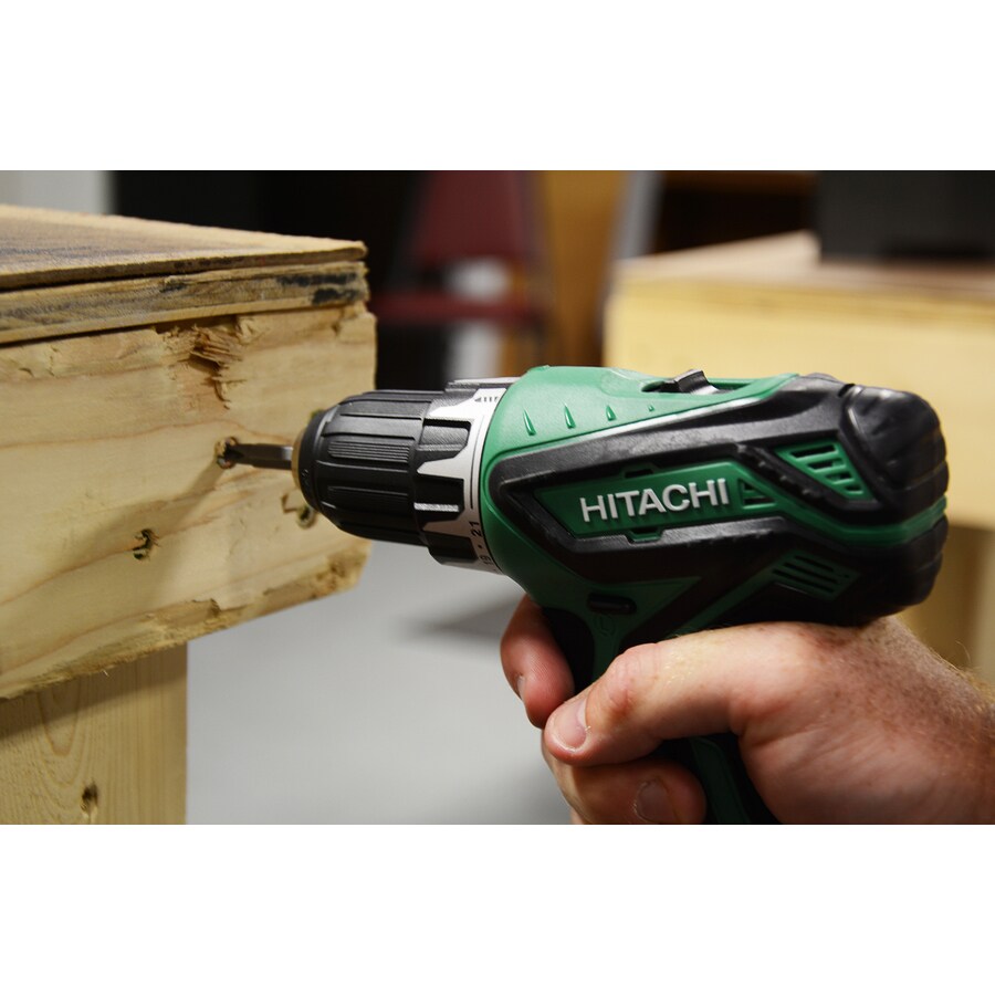 Hitachi 12Volt 3/8in Cordless Drill (Charger Included and 2Batteries