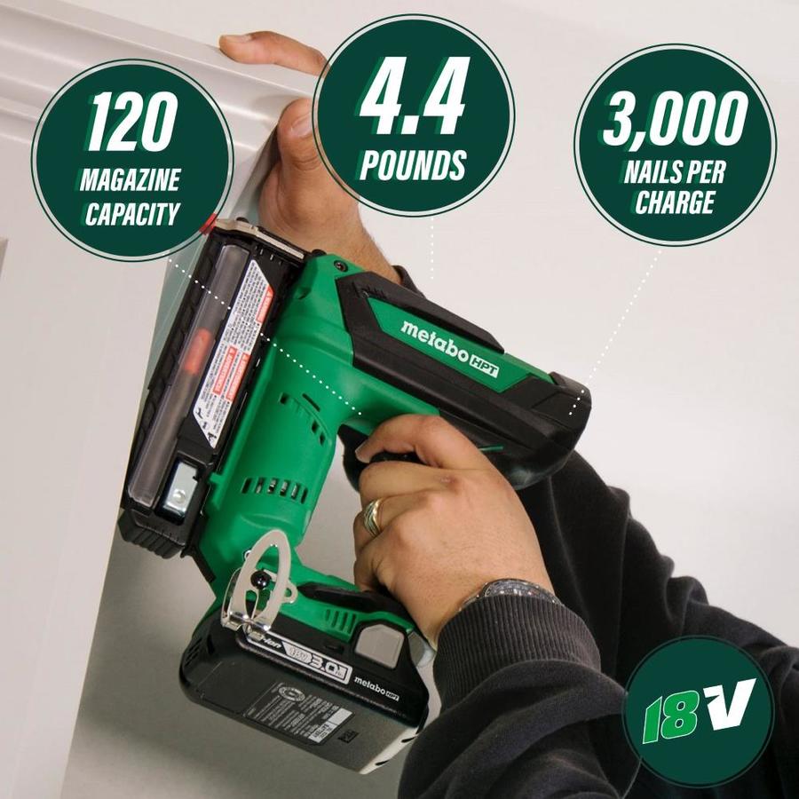 Metabo HPT (was Hitachi Power Tools) 1.375-in 23-Gauge 18-Volt Cordless ...