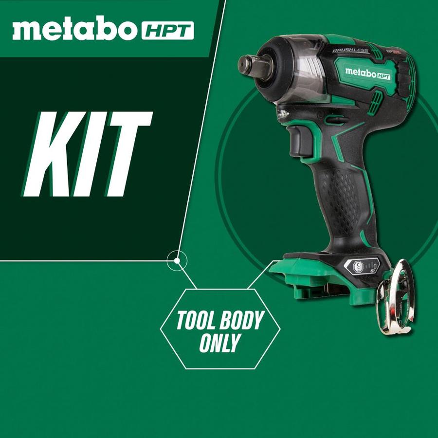 metabo hpt wr18dbdl2q4m 18v brushless impact wrench