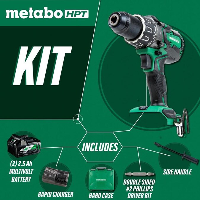 Metabo HPT (was Hitachi Power Tools) 36V MV Hammer Drill Kit 2.5AH2 in