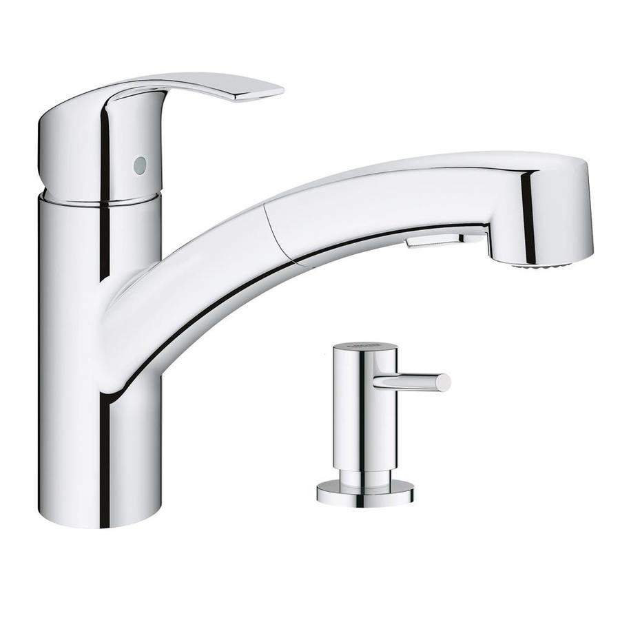 GROHE Eurosmart Chrome 1Handle Deck Mount PullOut Handle/Lever