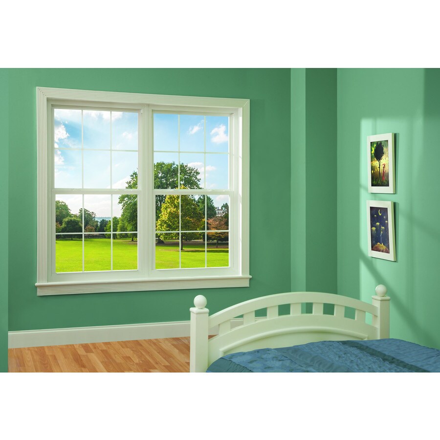 ReliaBilt 3050 Vinyl Replacement White Exterior Single Hung Window ...