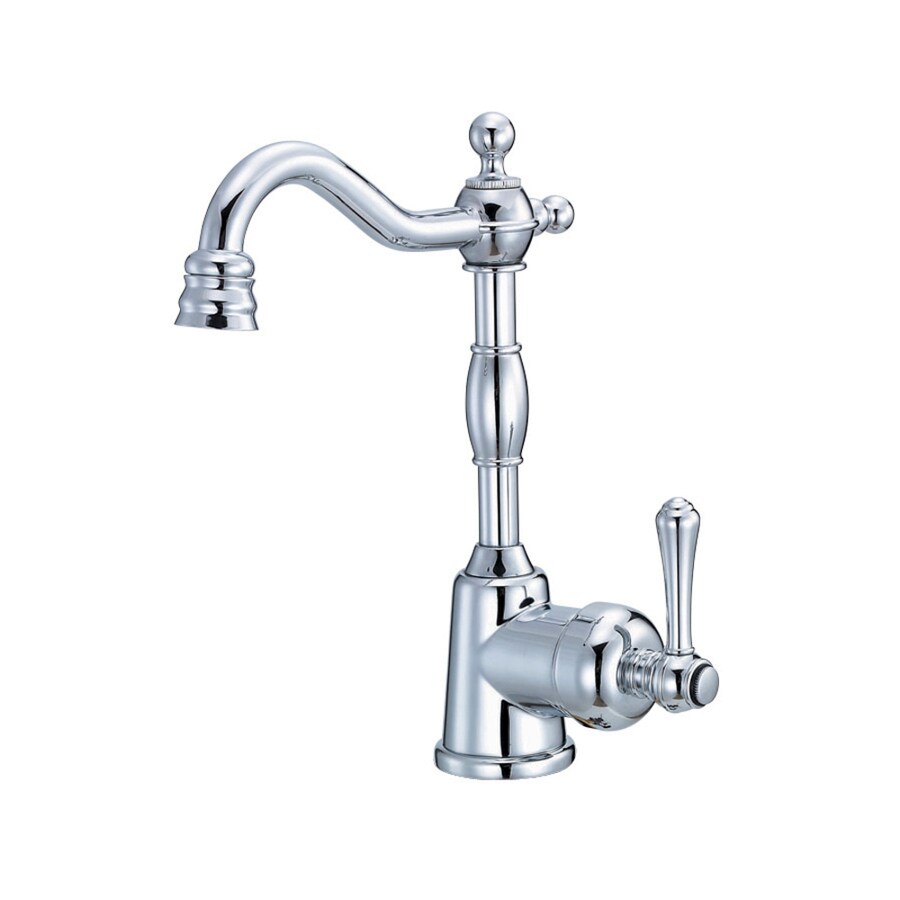 Danze Opulence Chrome 1 Handle Deck Mount High Arc Handle Kitchen Faucet In The Kitchen Faucets Department At Lowescom