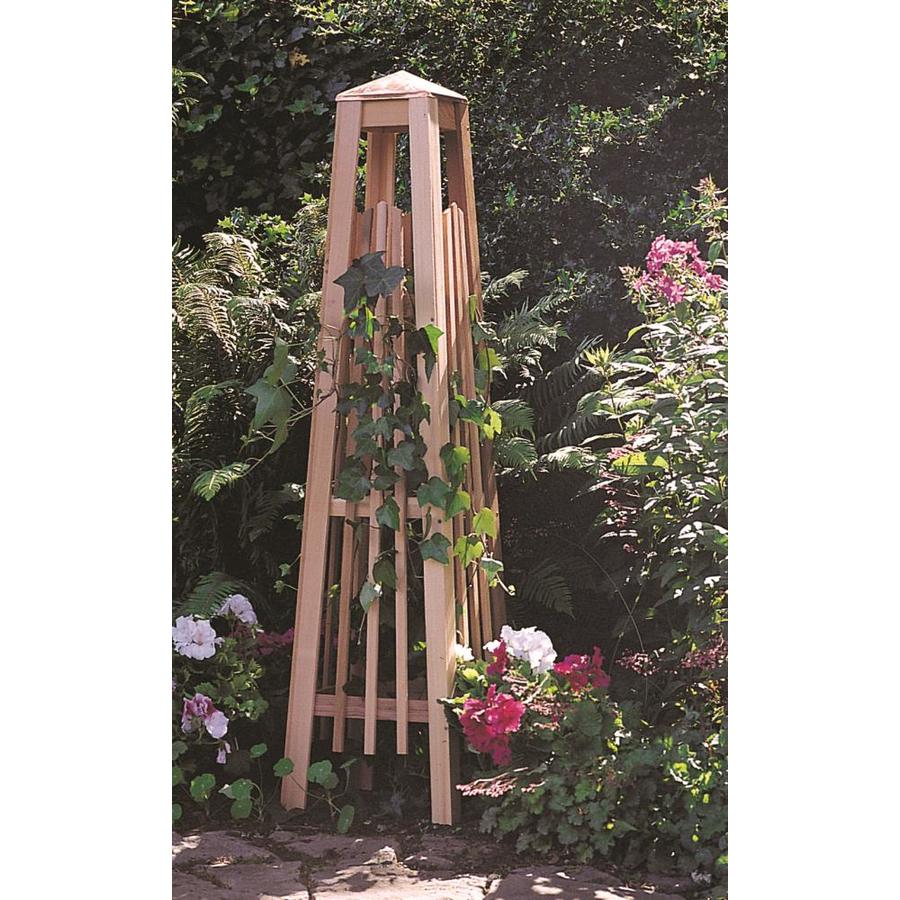 Garden Architecture 14-in W x 56-in H Natural Garden Trellis in the