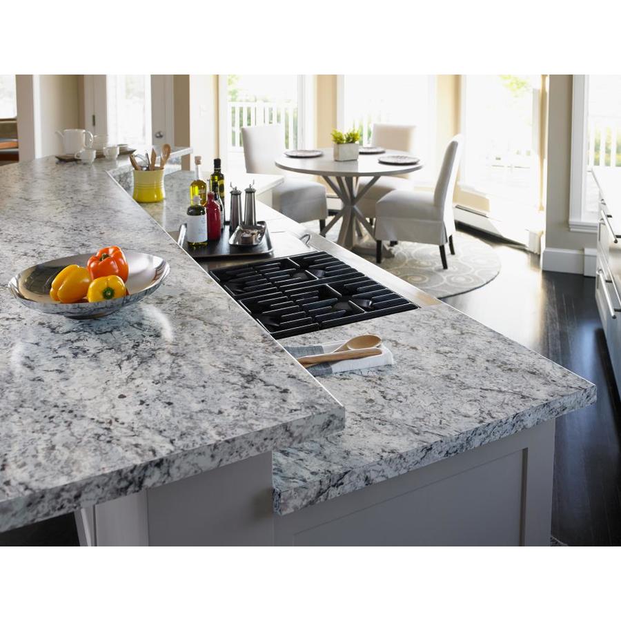 Formica Brand Laminate White Ice Granite Matte Laminate Kitchen