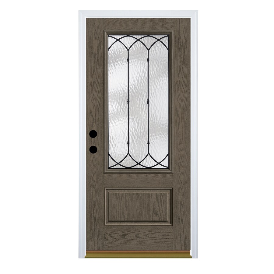 Modern Lowes Therma Tru Exterior Doors for Simple Design