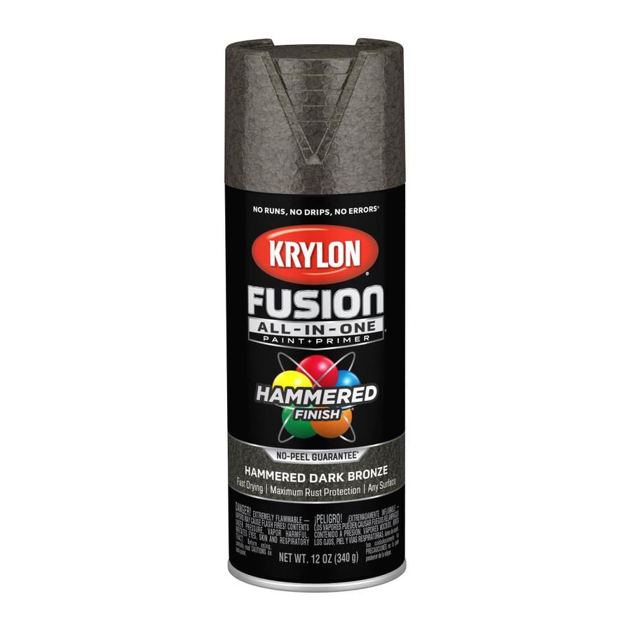 Krylon Acrylic Enamel FUSION ALL-IN-ONE Gloss Hammered Spray Paint And ...