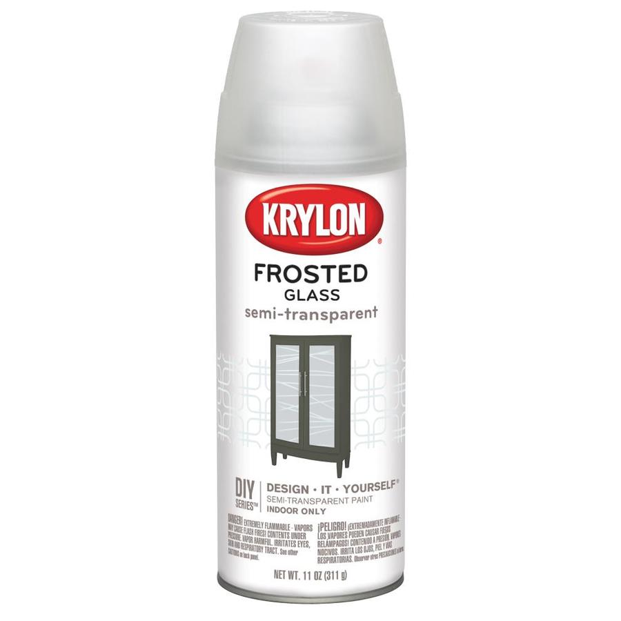 Krylon Flat White Frosted Glass Spray Paint (Actual Net Contents 11oz