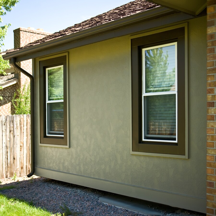 James Hardie HardiePanel Primed Soft Green Stucco Vertical Fiber Cement Siding Panel (Actual 0.