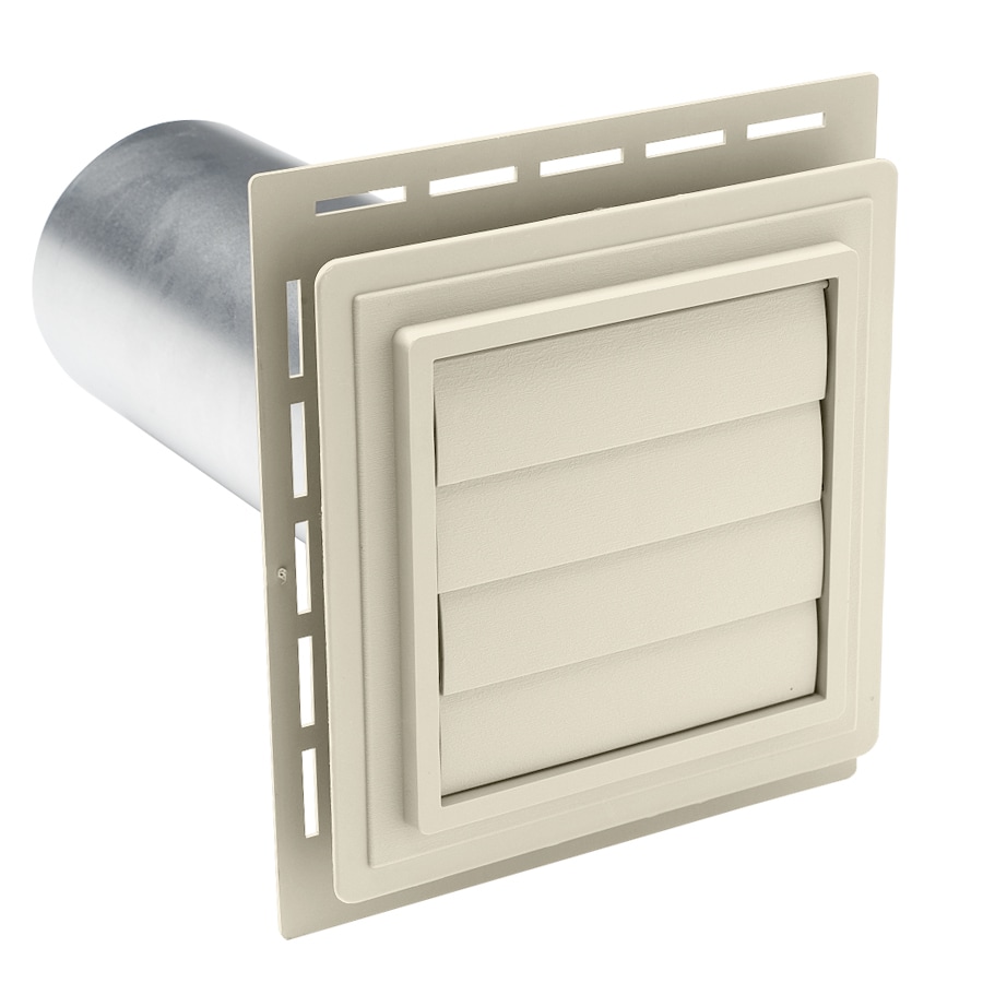 Shop Durabuilt 4in Dia Plastic R2 Exhaust Dryer Vent Hood at