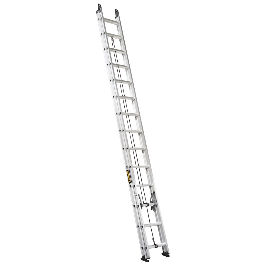 Werner D1800 Aluminum 24 Ft Type 1 250 Lbs Extension Ladder In The Extension Ladders Department At Lowes Com