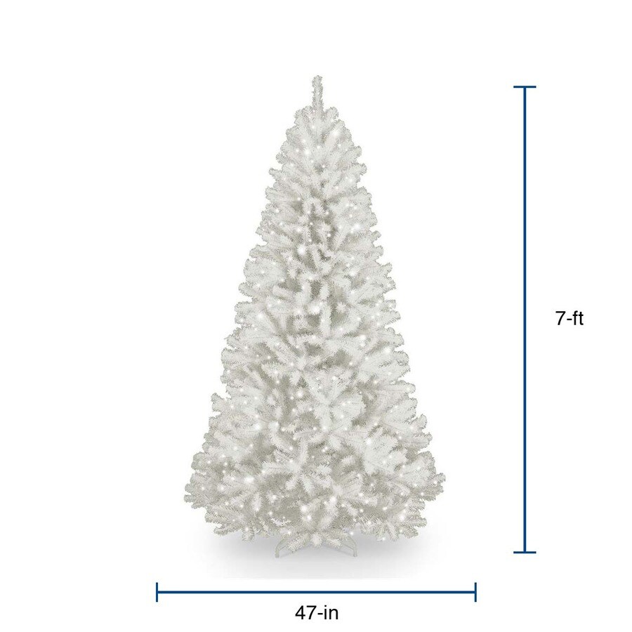 7ft white christmas trees artificial