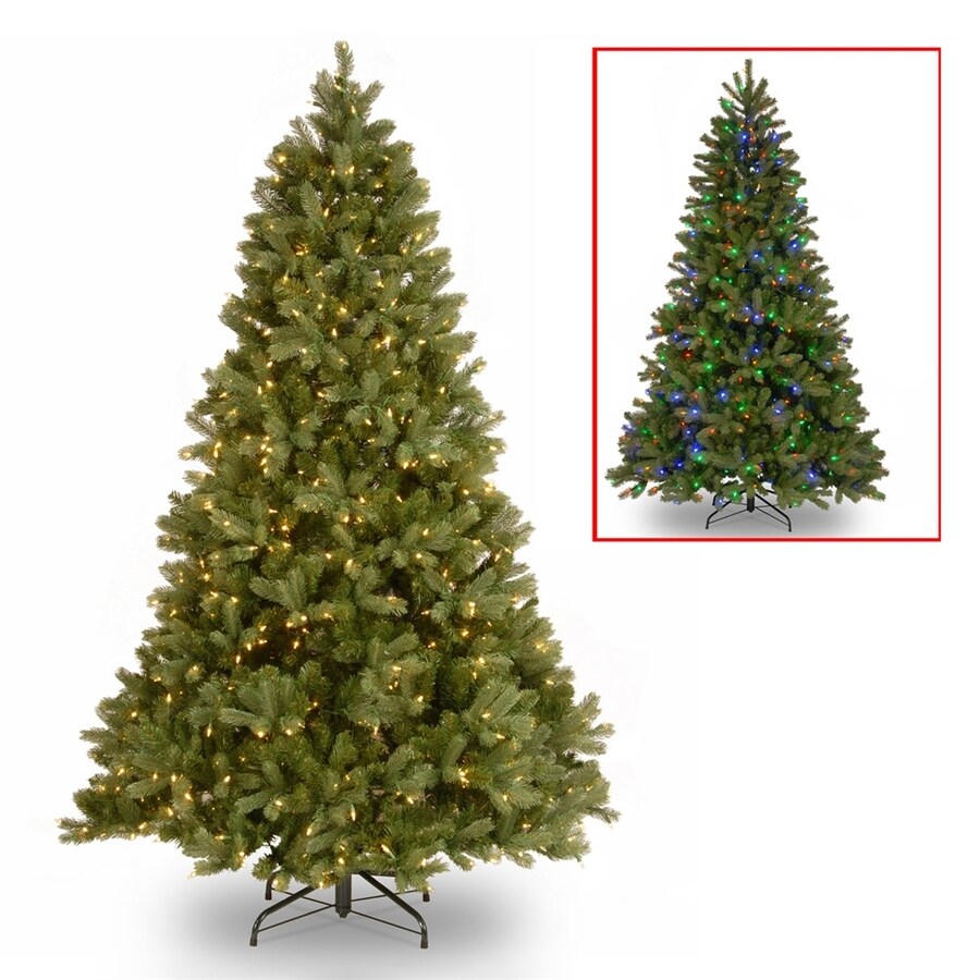 artificial christmas tree with lights