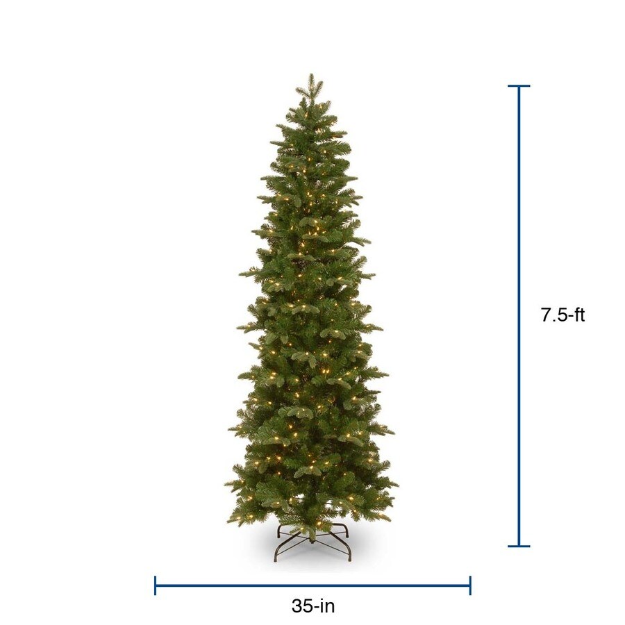 slim artificial christmas tree