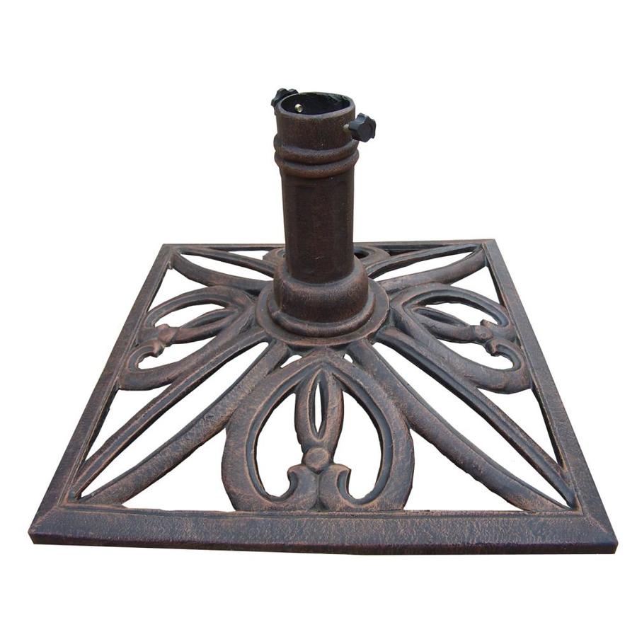 Oakland Living Antique Bronze Patio Umbrella Base In The Patio Umbrella Bases Department At Lowes Com