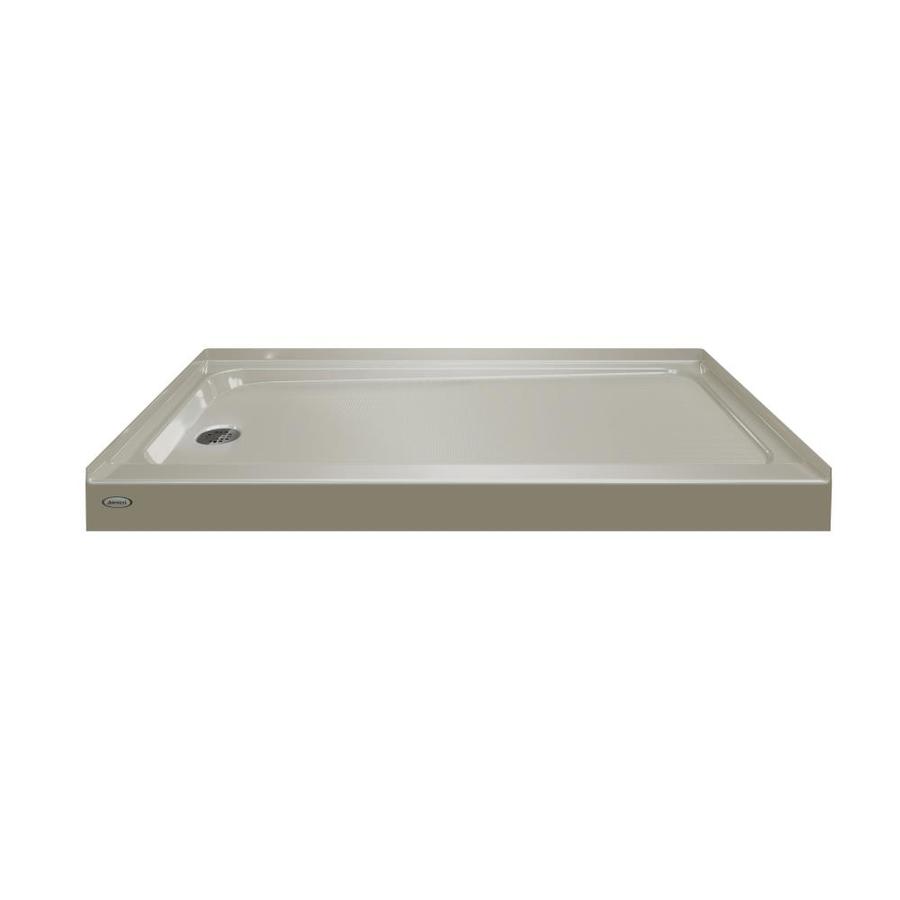 Jacuzzi PRIMO Almond Acrylic Shower Base 32 In W X 60 In L With Left