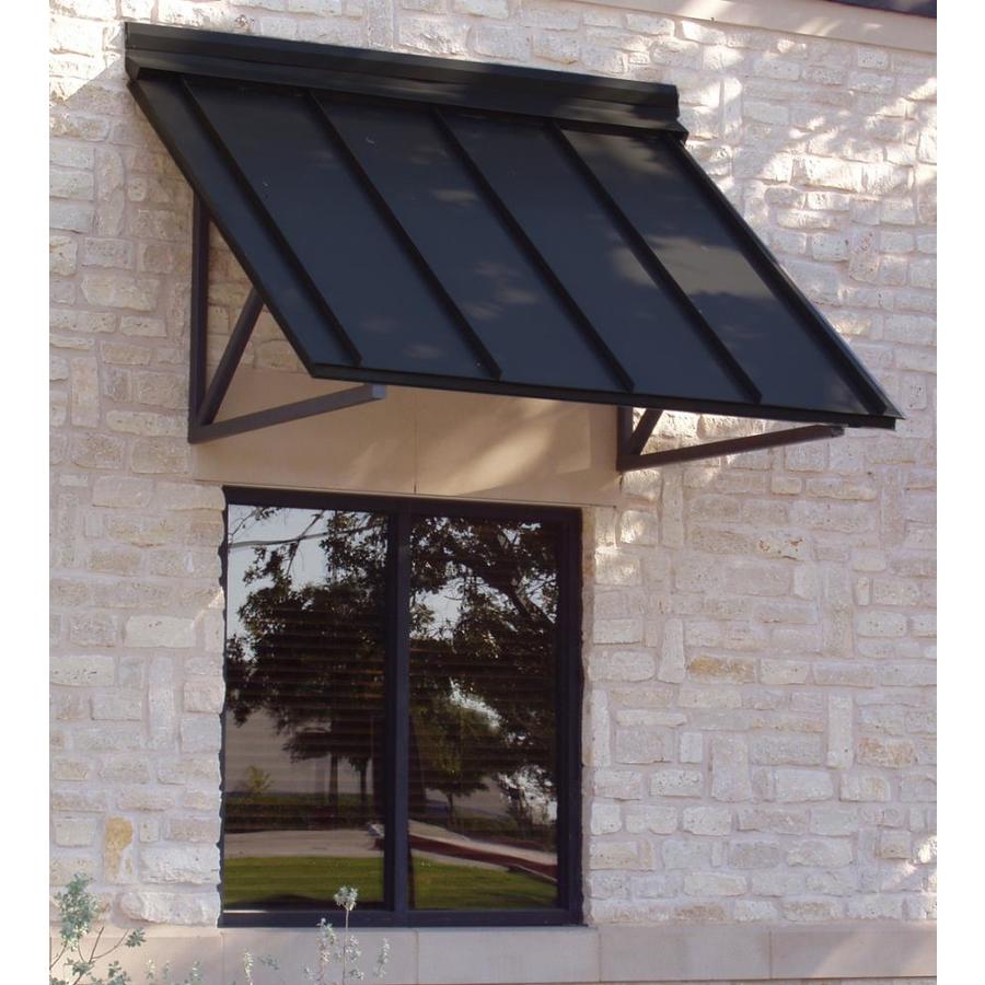 Awntech Houstonian 80in Wide x 24in Projection Solid Vertical Patio