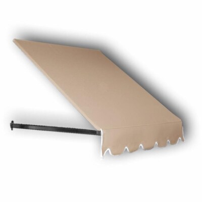 Awntech Dallas Retro 52.5-in Wide x 36-in Projection Solid Slope Patio Fixed Awning