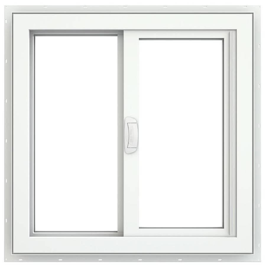 JELD-WEN V-4500 23.5-in X 23.5-in X 3.25-in Jamb Left-Operable Vinyl ...