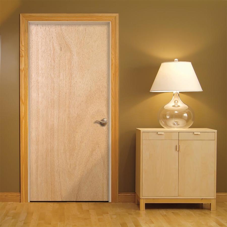 JELDWEN Flush 30in x 78in Unfinished Flush Hollow Core Unfinished