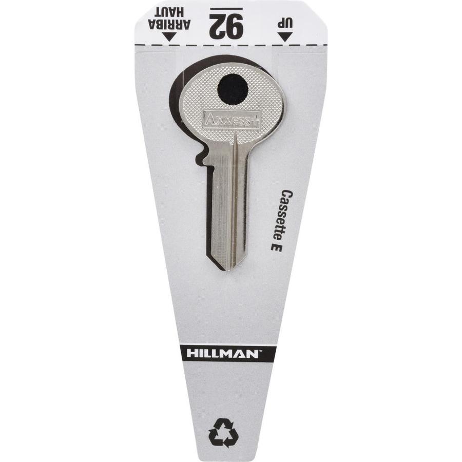 Hillman Nickel Plated Home and Office Brass Padlock Key Blank in the