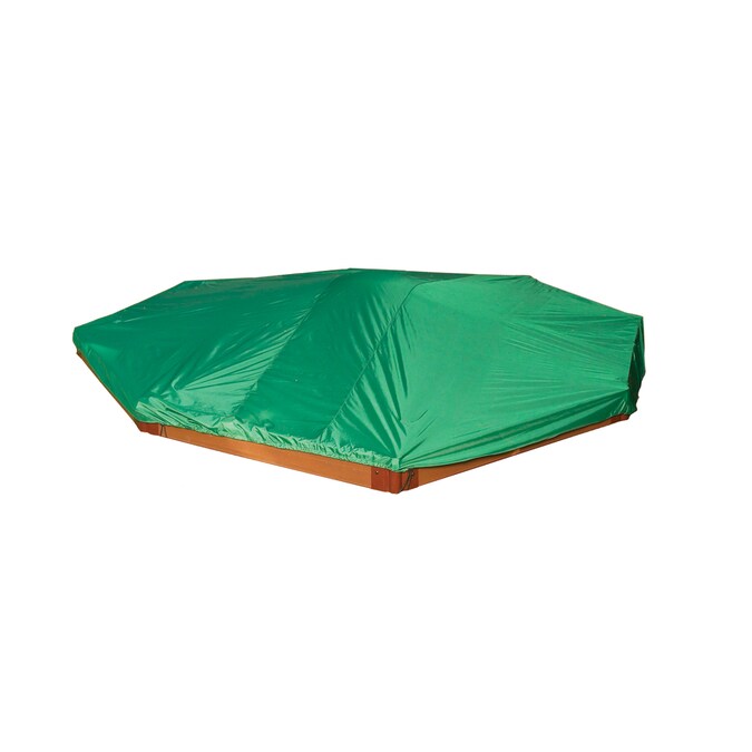Frame It All 10ft x 10ft Green Vinyl Sandbox Cover in the Sandbox Covers department at
