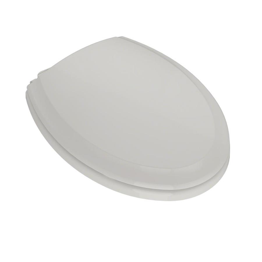 TOTO Guinevere Colonial White Elongated SlowClose Toilet Seat in the