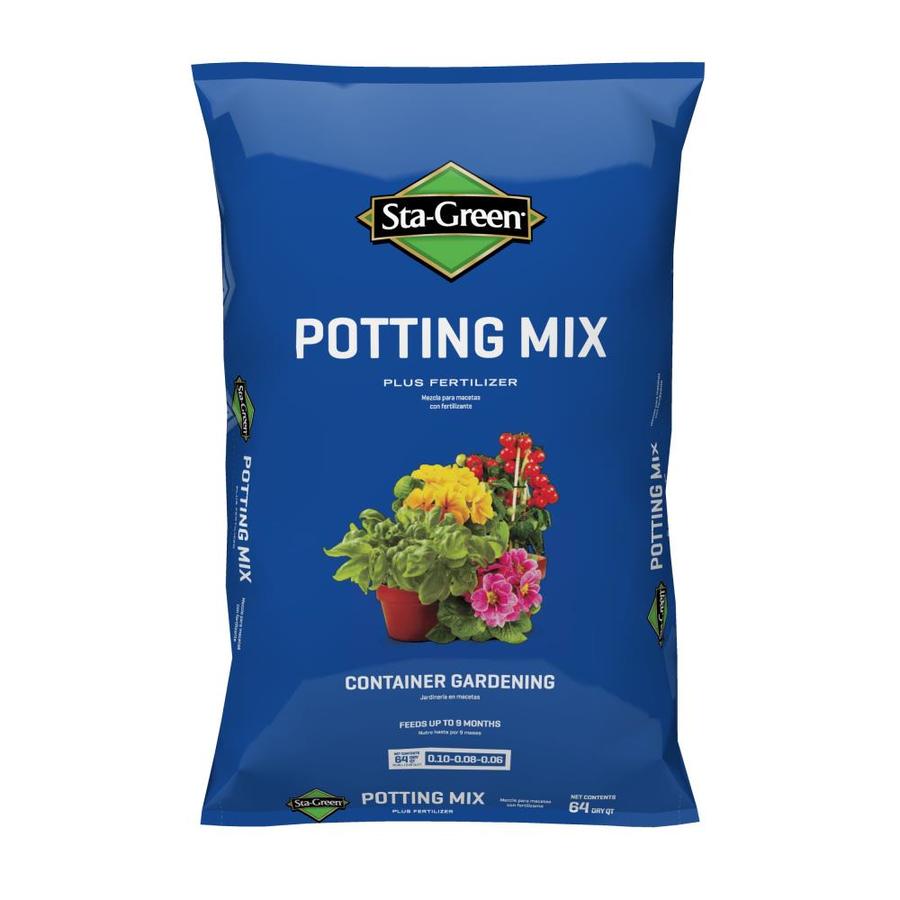 Sta Green 64 Quart Potting Soil Mix In The Soil Department At Lowes Com