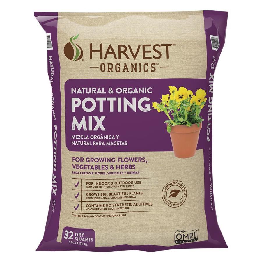 Harvest Organic Organic Harvest Organics 32 Quart Organic Potting Soil Mix In The Soil Department At Lowes Com