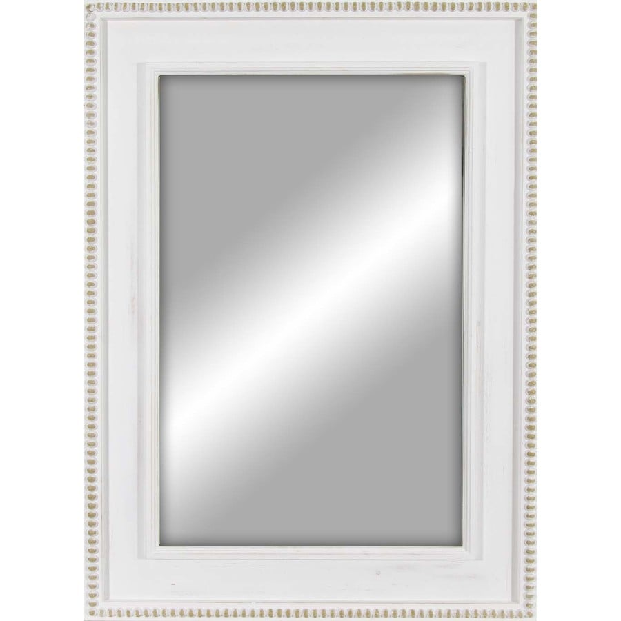 Allen Roth 40-in L x 30-in W Bronze Beveled Wall Mirror