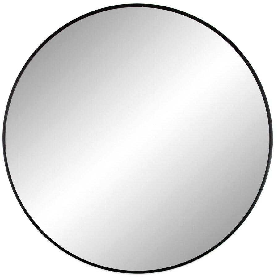 black round mirror