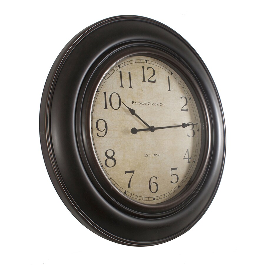 allen + roth Analog Round Indoor Wall Clock in the Clocks department at