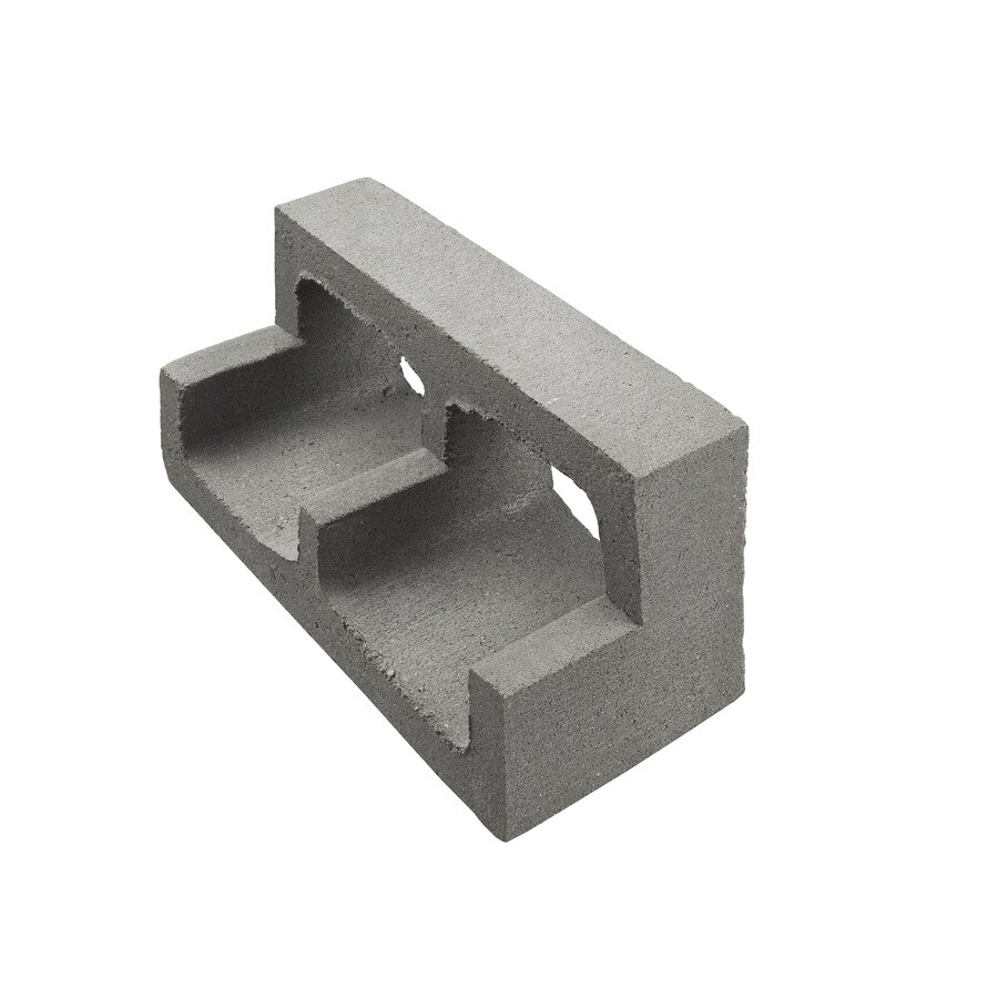 8-in X 8-in X 16-in Header Cored Concrete Block In The Concrete Blocks ...