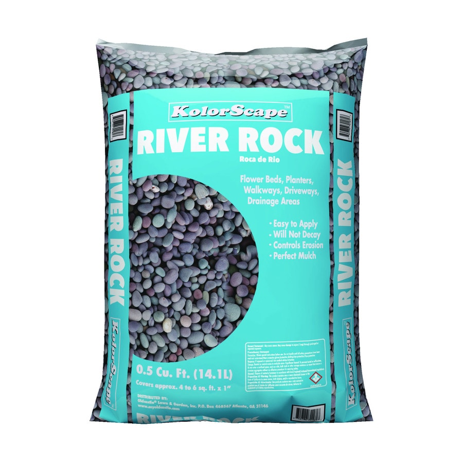 lowes river rock bags