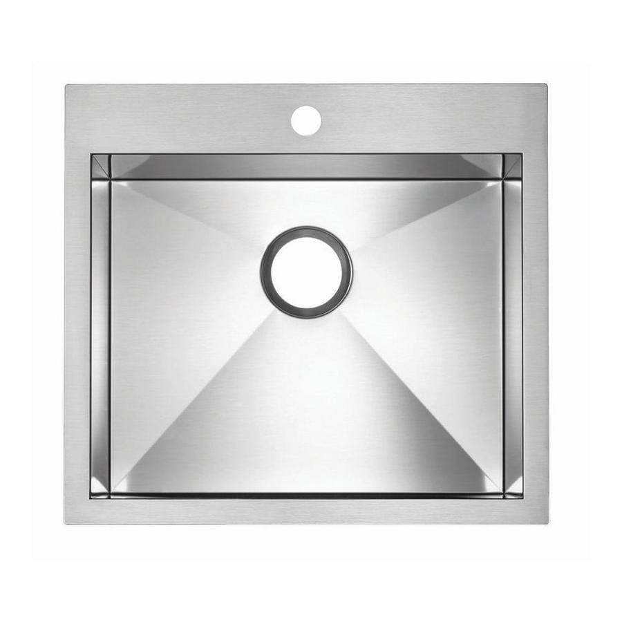 BLANCO Precision Microedge 20.5-in x 22.5-in Stainless Steel Single ...