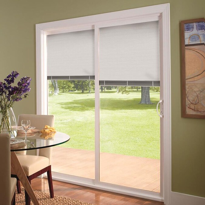 ThermaStar by Pella 60 in x 80 in Blinds Between The Glass Vinyl Right 