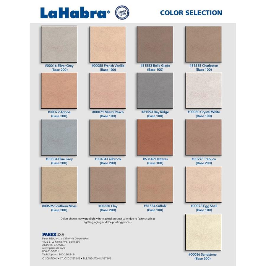 LaHabra 1lb Eggshell Stucco Color Mix in the Stucco Color Mix