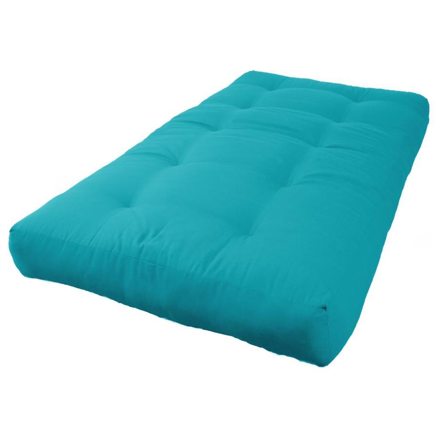 Blazing Needles Renewal 9 Twill Futon Mattress Twin Aqua Blue