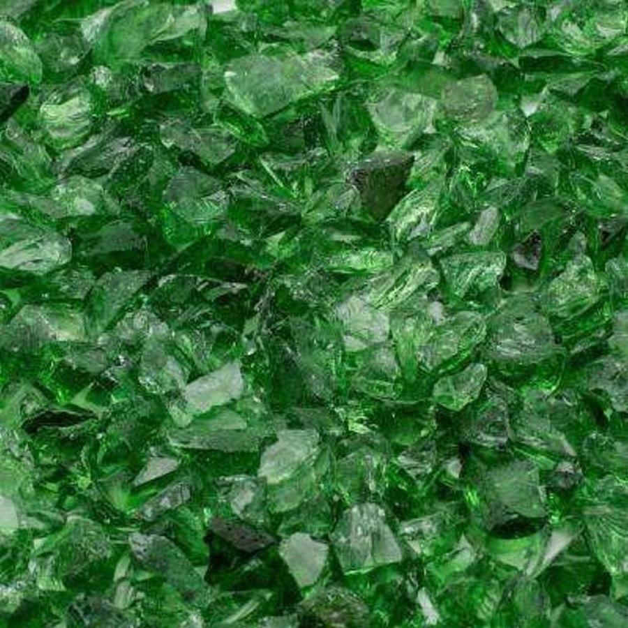 Dragon Glass 20 Lb Green Landscape Glass In The Landscaping Rock Department At 5182