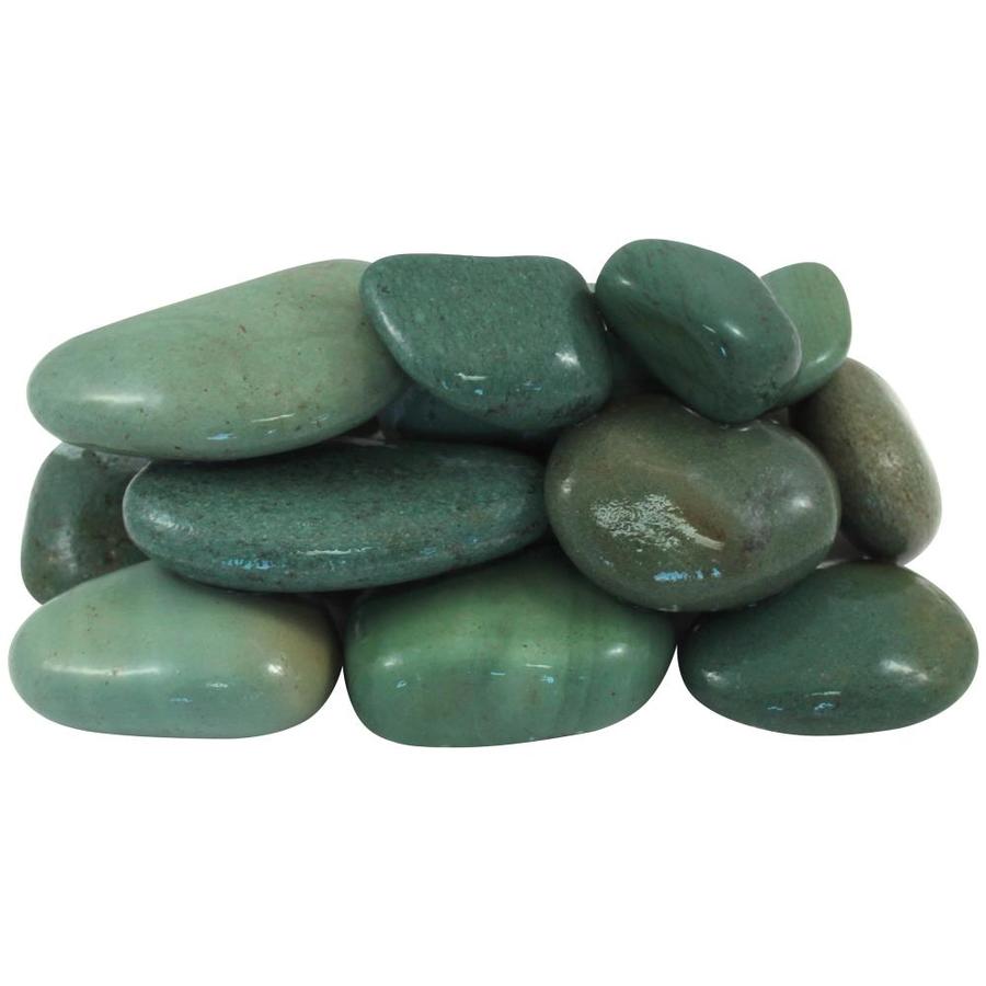 Rain Forest 20lb Green River Rock in the Landscaping Rock department